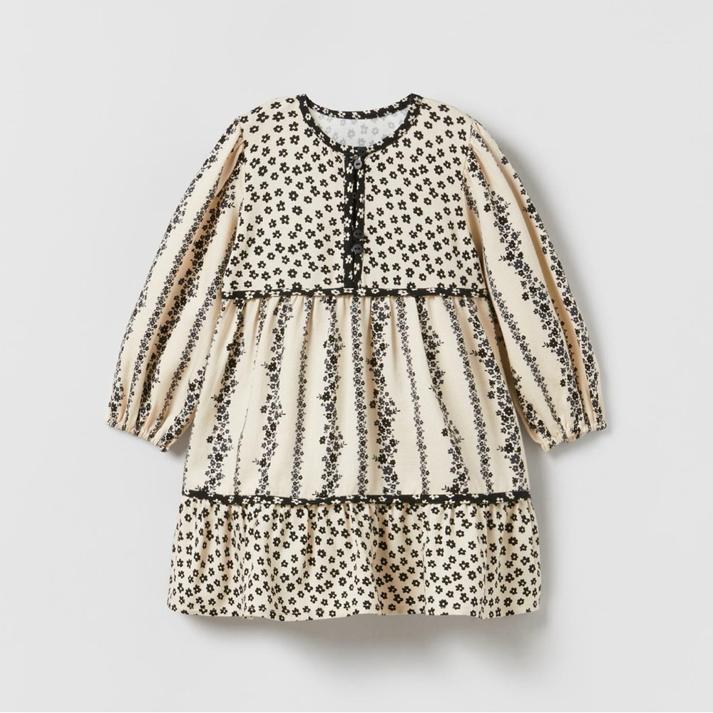 Zara Floral Patchwork Dress - Toddler Girl - Sz 18-24
